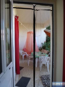 mosquito net door
