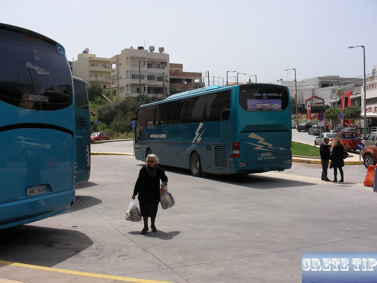 bus station of Aghios Nikolaos