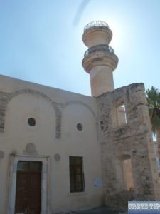Muslim prayer tower at the former mosque Ierapetra